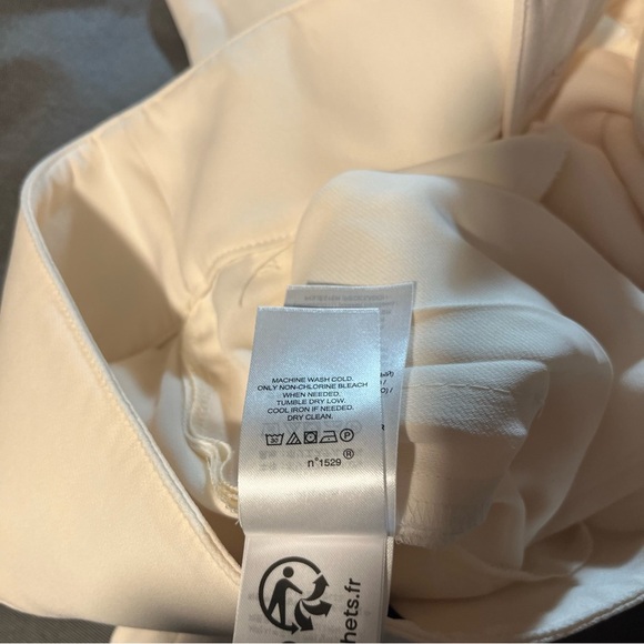 Ralph Lauren Cream Knee-length Wrap Skirt with Tie Front and Pleats - Picture 9 of 10